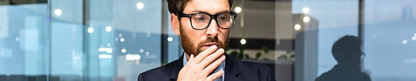 Concerned Business Owner Reading IRS Notice CP259