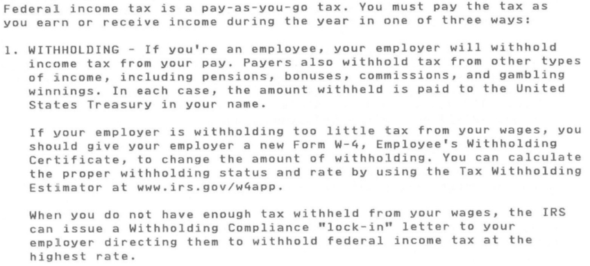 IRS Letter 484C Federal Tax Payments 1a