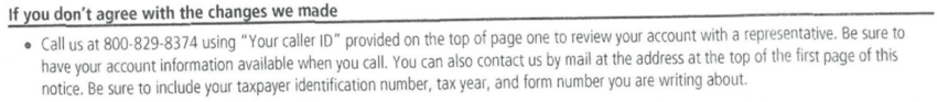 IRS-Notice-CP11-Disagreement-With-The-IRS