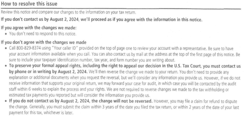 IRS Notice CP13 How To Resolve The Issue