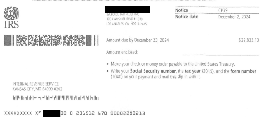 IRS-Notice-CP39-Payment-Coupon
