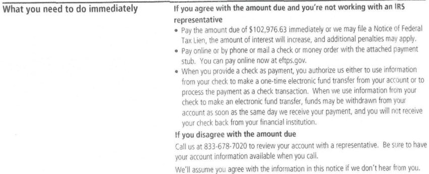 IRS Notice CP504B What The IRS Needs You To Do Immediately