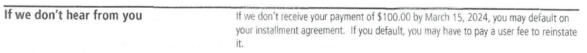 IRS Notice CP521 If The IRS Doesnt Hear From You