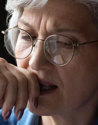 Older Woman Worried After Reading Her IRS Notice CP14