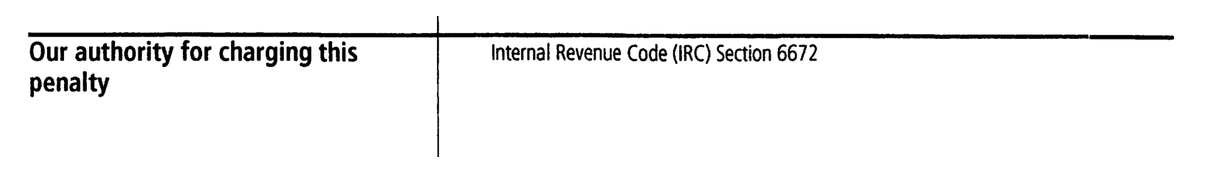 IRS Notice CP15B if we don't hear from you and authority under IRC Section 6672