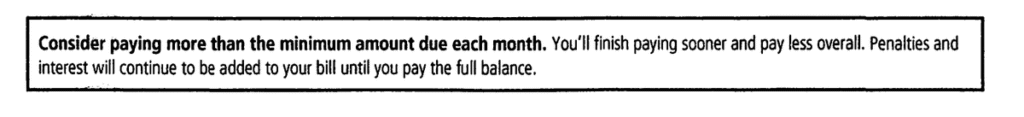CP521D Notice Consider Paying More Than the Minimum