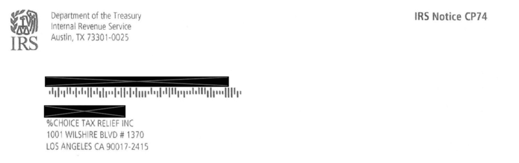 CP74 Notice Header