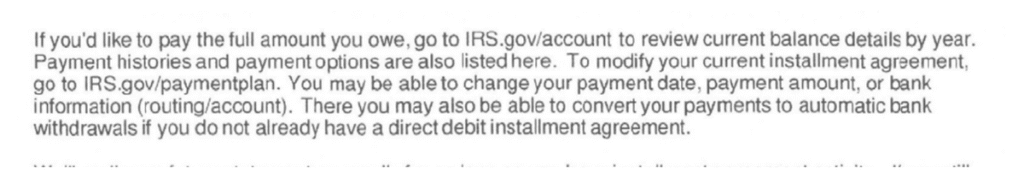 CP89 Notice Payment and Plan Change Options
